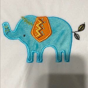 Homthreads Elephant ZURI baby changing pad cover